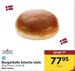 Dagrofa Food Service Schulstad Burgerbolle brioche style tilbud