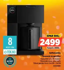Power Ready Kaffemaskine tilbud