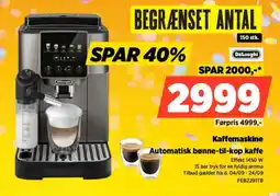 Power DeLonghi Kaffemaskine Automatisk bønne-til-kop kaffe tilbud