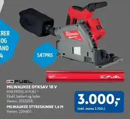Davidsen Milwaukee dyksav 18 v tilbud