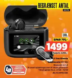 Power JBL Tour Pro 3 True Wireless tilbud
