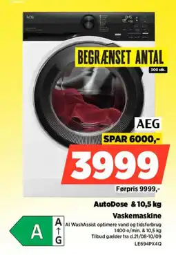 Power AEG Vaskemaskine tilbud