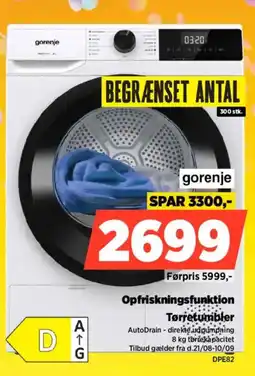 Power gorenje tørretumbler tilbud