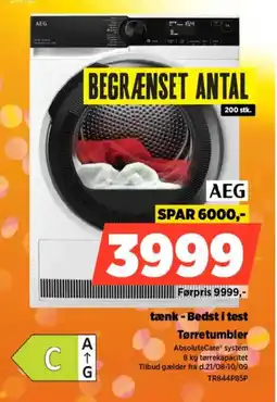 Power AEG tørretumbler tilbud