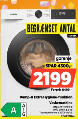 Power gorenje Vaskemaskine tilbud