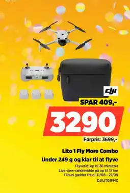 Power Dji Lito 1 Fly More Combo tilbud