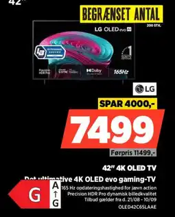 Power LG 42" 4K OLED TV tilbud