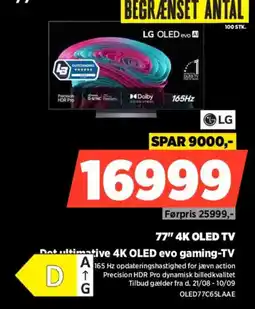 Power LG 77" 4K OLED TV tilbud