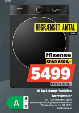 Power Hisense tørretumbler tilbud