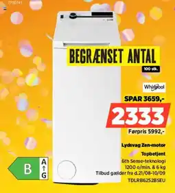 Power Whirlpool topbetjent tilbud
