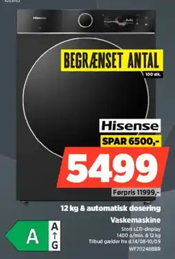 Power Hisense Vaskemaskine tilbud