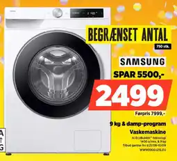 Power Samsung Vaskemaskine tilbud