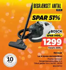 Power Bosch Støvsuger tilbud