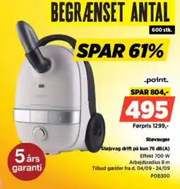 Power Point Støvsuger tilbud