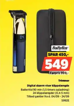 Power BabyLiss Trimmer tilbud