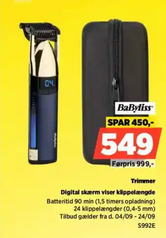 Power BabyLiss Trimmer tilbud