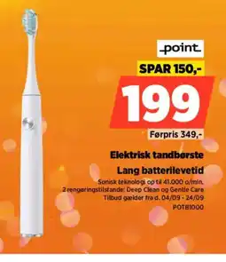 Power point Elektrisk tandbørste tilbud