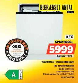 Power AEG Int. opvaskemaskine tilbud