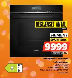 Power Siemens indbygningsovn tilbud
