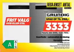Power Grundig Opvaskemaskine tilbud