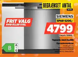 Power Siemens Opvaskemaskine tilbud