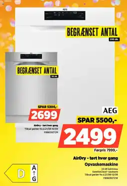 Power AEG Opvaskemaskine tilbud
