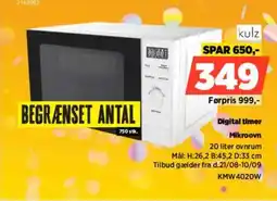 Power kulz mikroovn tilbud