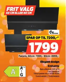 Power Thermex Emhætte tilbud