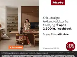 Power Miele køkkenprodukter tilbud