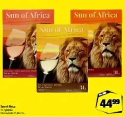 Calle Sun of Africa White Wine tilbud