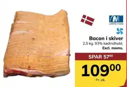 Dagrofa Food Service Carmo Food Bacon i skiver tilbud
