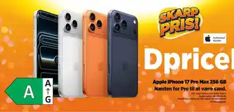 Power Apple iPhone 17 Pro Max 256 GB tilbud
