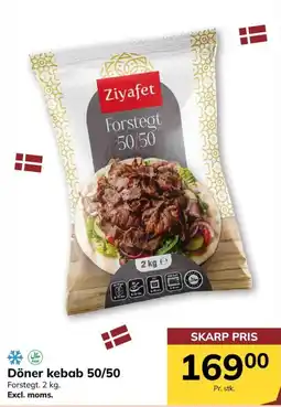 Dagrofa Food Service Ziyafet Döner kebab 50/50 tilbud