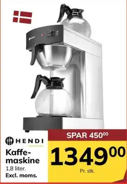 Dagrofa Food Service Hendi Kaffemaskine tilbud