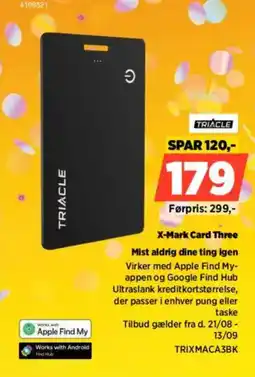 Power Triacle X-Mark Card Three tilbud