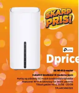 Power Tp-link 5g wi-fi 6-router tilbud
