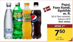 Dagrofa Food Service Pepsi, Faxe Kondi, Egekilde m. fl. tilbud