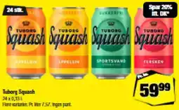 Calle Tuborg Squash tilbud