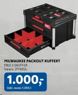 Davidsen Milwaukee packout kuffert tilbud