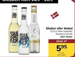 Dagrofa Food Service Shaker eller Mokai tilbud