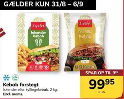 Dagrofa Food Service Ziyafet kebab forstegt tilbud