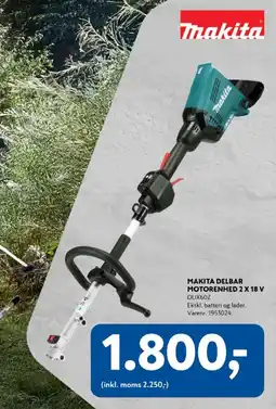 Davidsen Makita delbar motorenhed 2 x 18 v dux60z tilbud