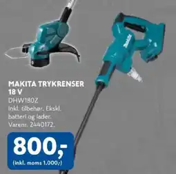 Davidsen Makita trykrenser 18 V DHW180Z tilbud