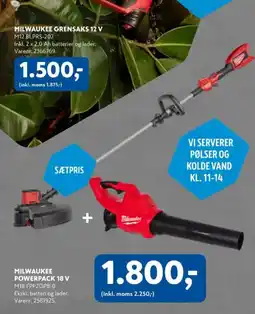 Davidsen Milwaukee grensaks 12 v tilbud