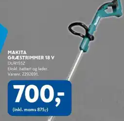 Davidsen Makita græstrimmer 18 v tilbud