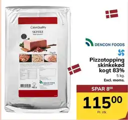 Dagrofa Food Service Dencon Foods pizzatopping skinkekød kogt tilbud