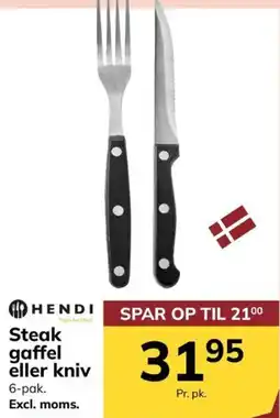 Dagrofa Food Service Hendi steak gaffel eller kniv tilbud