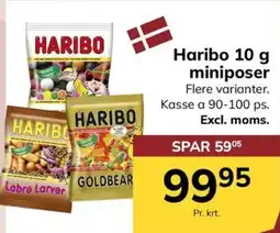 Dagrofa Food Service Haribo miniposer tilbud