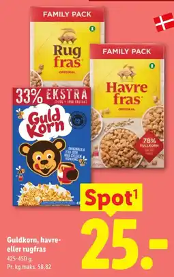 Lidl Guldkorn havre- eller rugfras tilbud