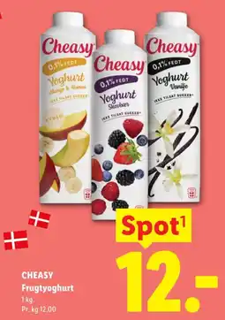 Lidl Cheasy Frugtyoghurt tilbud